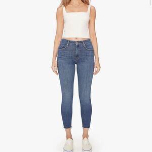 MOTHER The Rascal Ankle Fray Jeans